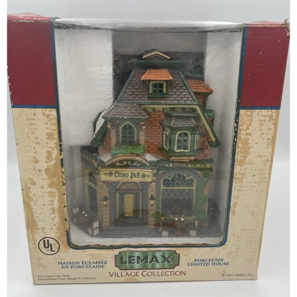 NOB LEMAX Caddington Village CHELSEA PUB 45053 2004 Retired Christmas Light Cord